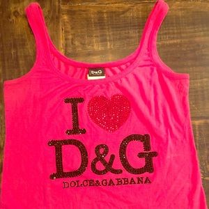Dolce & Gabbana Pink Tank Top